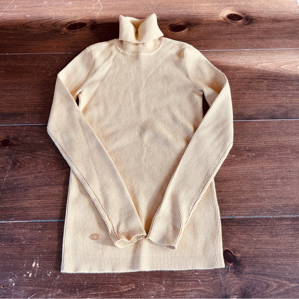 Ralph Lauren Tan/Gold Turtleneck Sweater with light sparkles
